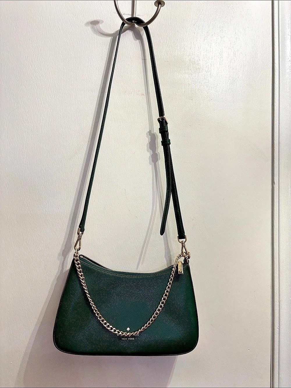Kate Spade New York Reegan Small Shoulder Bag Green Shoulder Bag